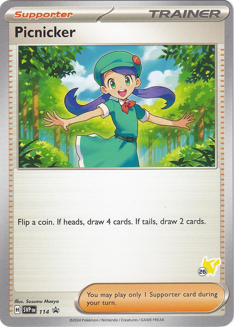 Picnicker (114) (Pikachu Stamp #26) [Battle Academy 2024] | GnG Games
