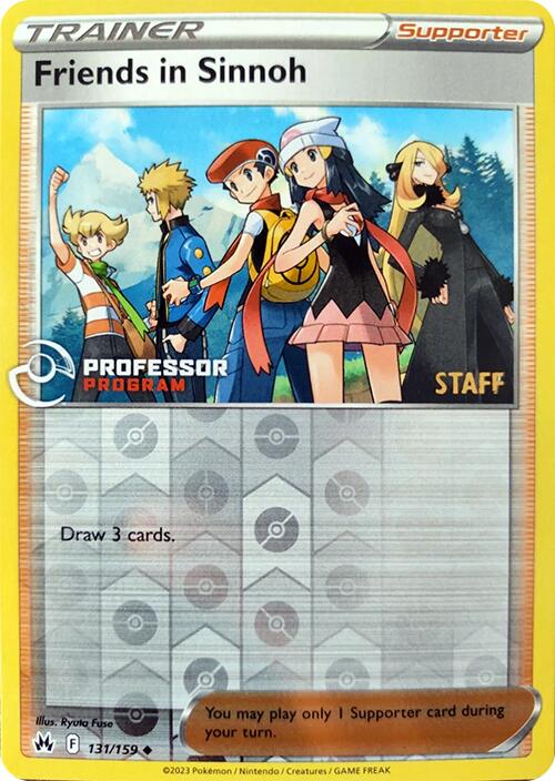 Friends in Sinnoh (131/159) (2023 Staff) [Professor Program Promos] | GnG Games