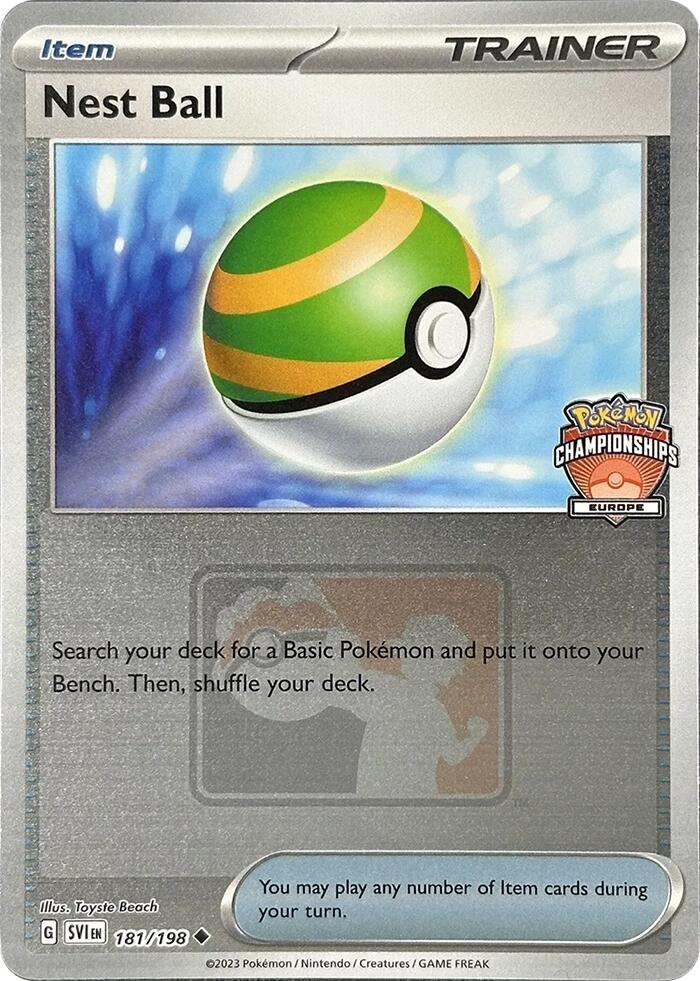 Nest Ball (181/198) (2024 Europe Championships) [League & Championship Cards] | GnG Games