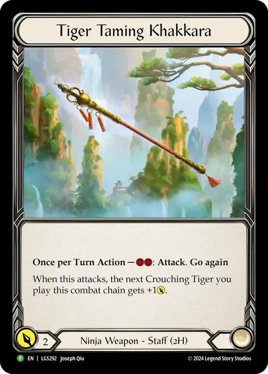 Tiger Taming Khakkara [LGS292] (Promo)  Rainbow Foil | GnG Games