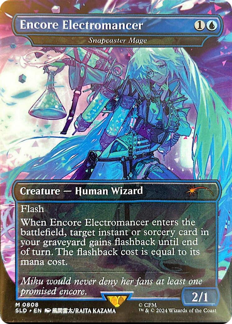 Encore Electromancer - Snapcaster Mage (Rainbow Foil) [Secret Lair Drop Series] | GnG Games