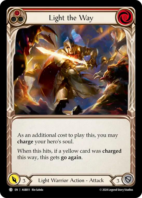 Light the Way (Red) [ASB011] (Armory Deck: Boltyn) | GnG Games