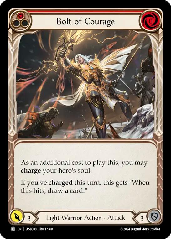Bolt of Courage (Red) [ASB008] (Armory Deck: Boltyn) | GnG Games