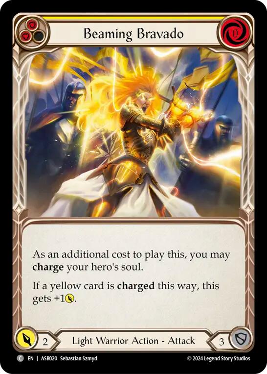 Beaming Bravado (Yellow) [ASB020] (Armory Deck: Boltyn) | GnG Games