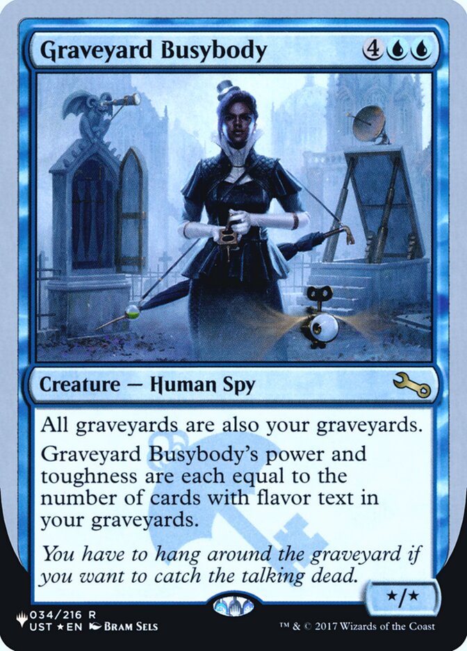 Graveyard Busybody (Unfinity Foil Edition) [The List] | GnG Games