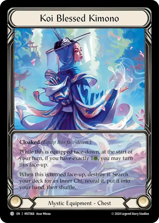 Koi Blessed Kimono (Extended Art) [MST068] (Part the Mistveil)  Cold Foil | GnG Games