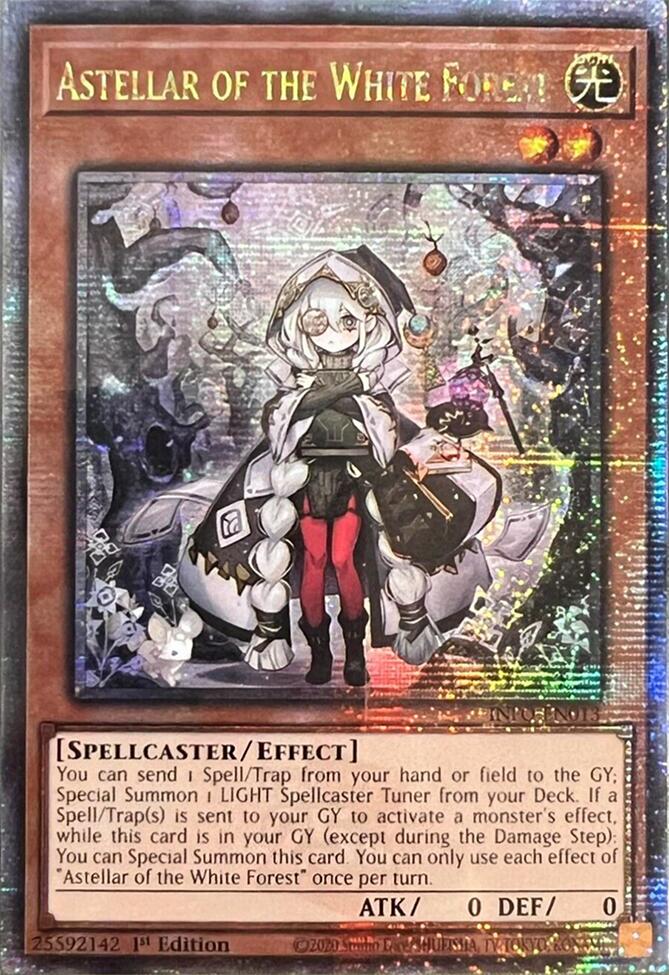 Astellar of the White Forest (Quarter Century Secret Rare) [INFO-EN013] Quarter Century Secret Rare | GnG Games