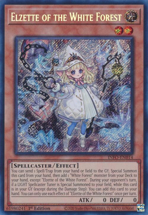 Elzette of the White Forest [INFO-EN014] Secret Rare | GnG Games