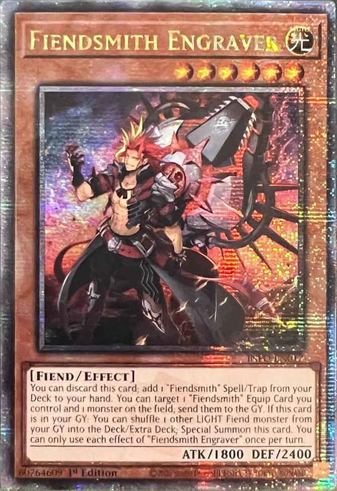 Fiendsmith Engraver (Quarter Century Secret Rare) [INFO-EN017] Quarter Century Secret Rare | GnG Games