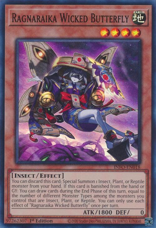 Ragnaraika Wicked Butterfly [INFO-EN018] Super Rare | GnG Games