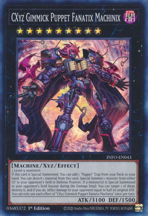 CXyz Gimmick Puppet Fanatix Machinix [INFO-EN043] Super Rare | GnG Games