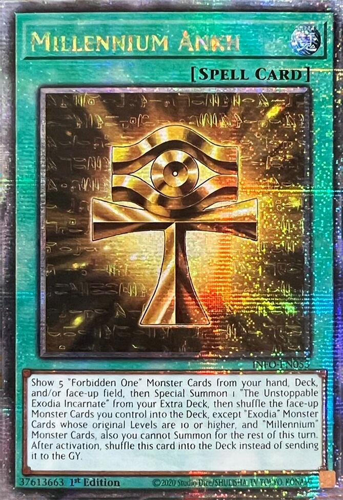 Millennium Ankh (Quarter Century Secret Rare) [INFO-EN053] Quarter Century Secret Rare | GnG Games