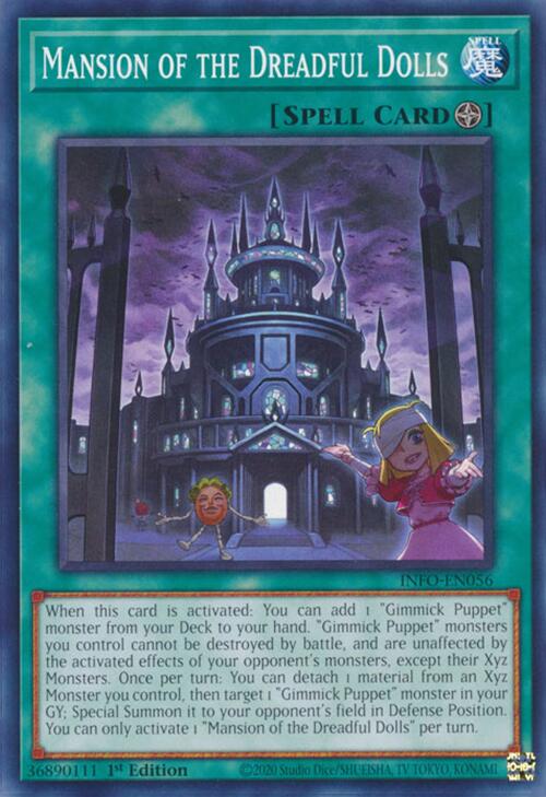 Mansion of the Dreadful Dolls [INFO-EN056] Common | GnG Games