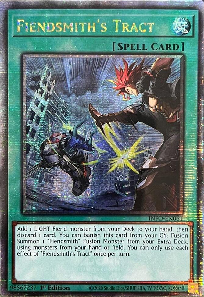 Fiendsmith's Tract (Quarter Century Secret Rare) [INFO-EN061] Quarter Century Secret Rare | GnG Games