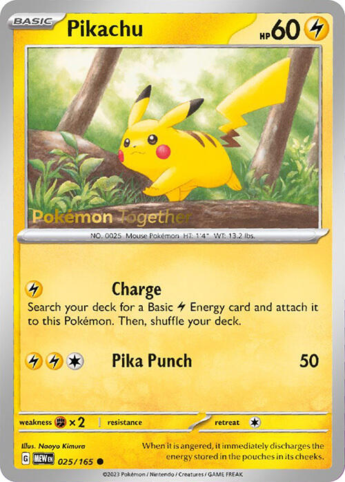 Pikachu (025/165) (PokePost Promo) [Scarlet & Violet 151] | GnG Games