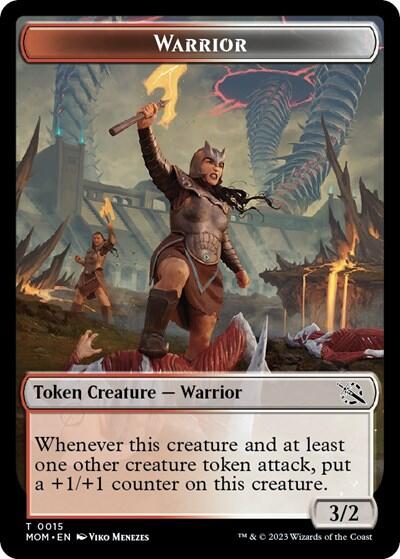 Warrior // Phyrexian Hydra (0012) Double-Sided Token [March of the Machine Tokens] | GnG Games