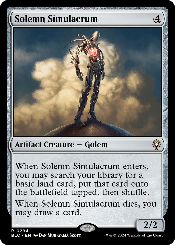 Solemn Simulacrum [Bloomburrow Commander] | GnG Games