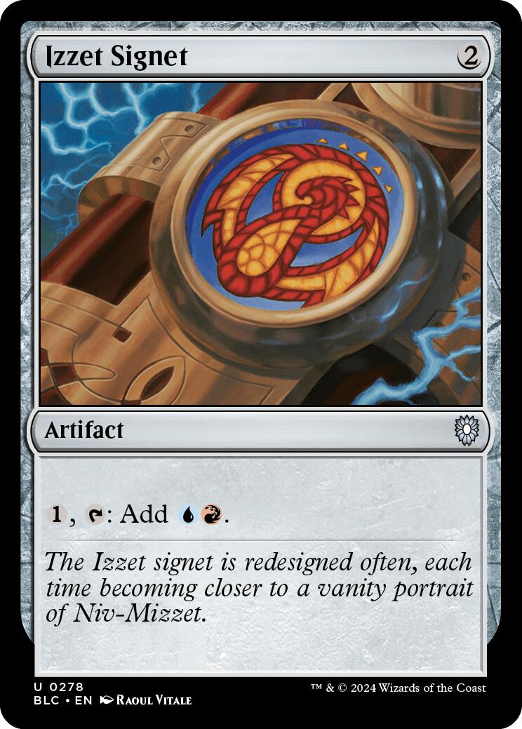 Izzet Signet [Bloomburrow Commander] | GnG Games