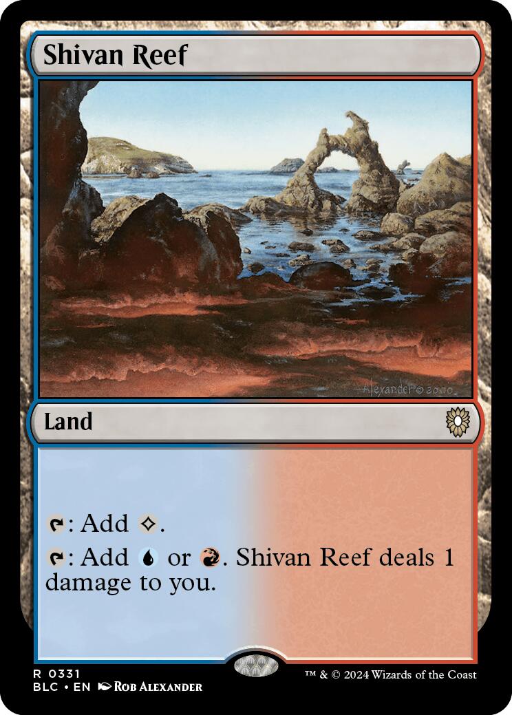 Shivan Reef [Bloomburrow Commander] | GnG Games