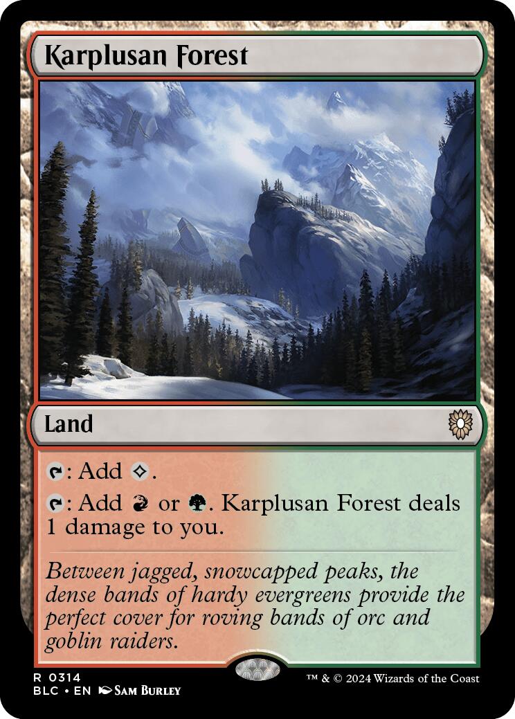 Karplusan Forest [Bloomburrow Commander] | GnG Games