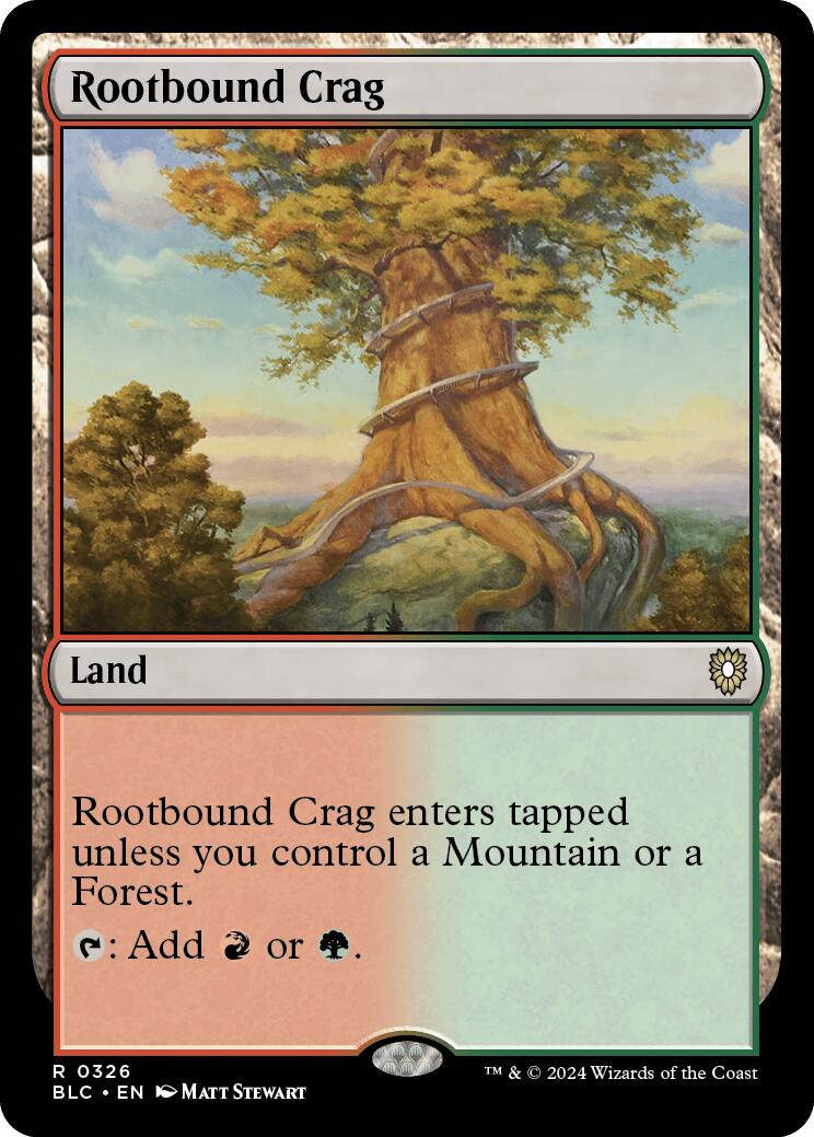 Rootbound Crag [Bloomburrow Commander] | GnG Games