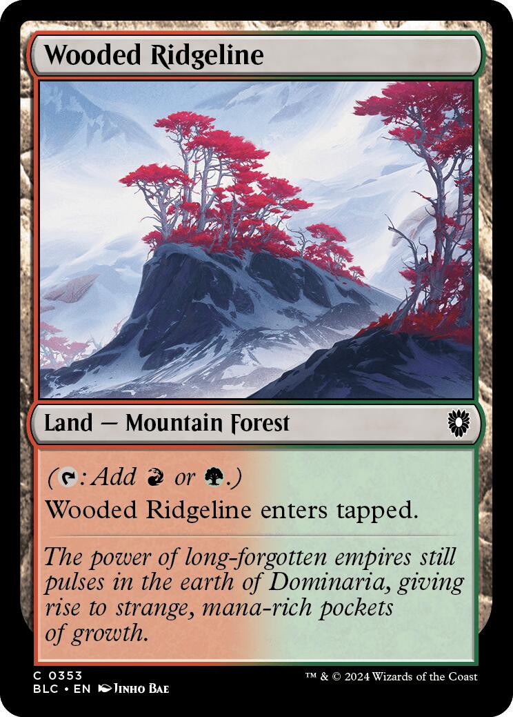 Wooded Ridgeline [Bloomburrow Commander] | GnG Games