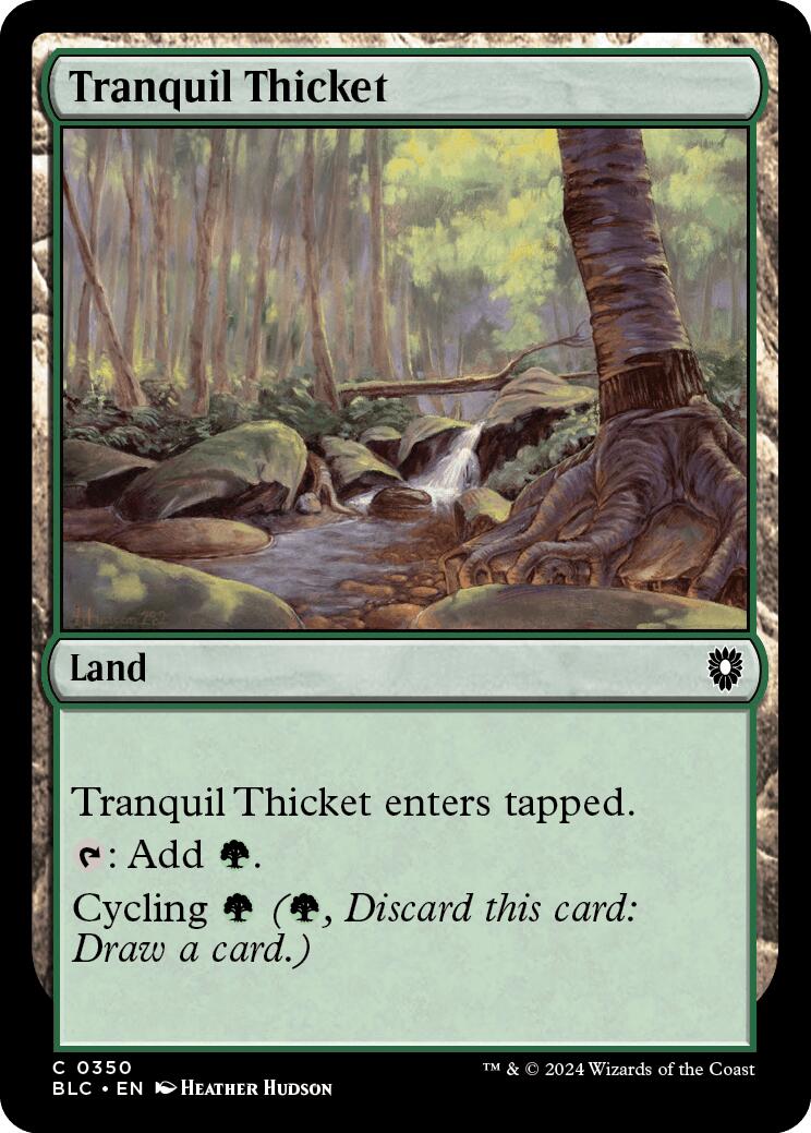 Tranquil Thicket [Bloomburrow Commander] | GnG Games