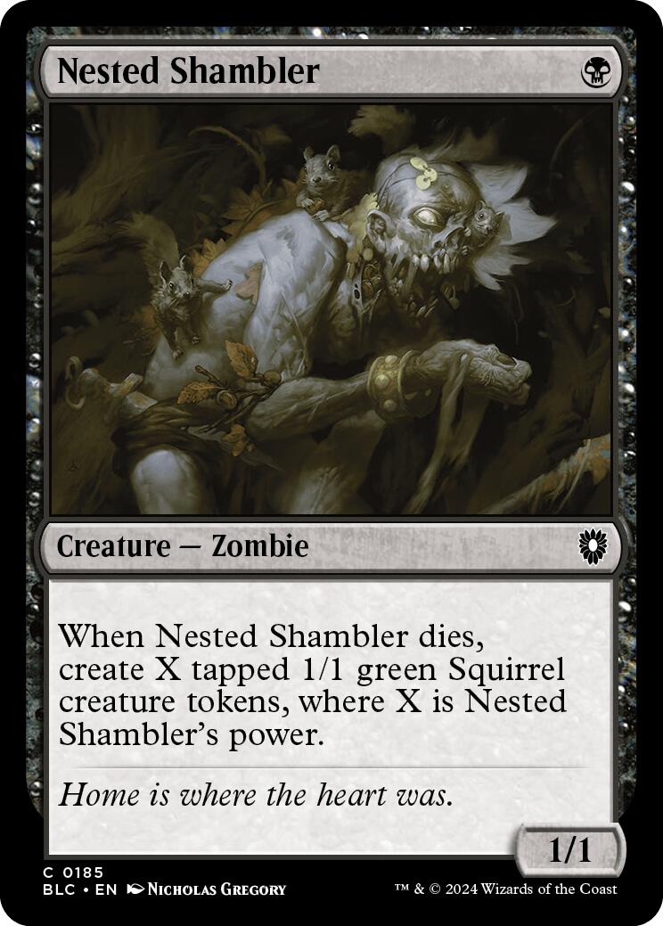 Nested Shambler [Bloomburrow Commander] | GnG Games