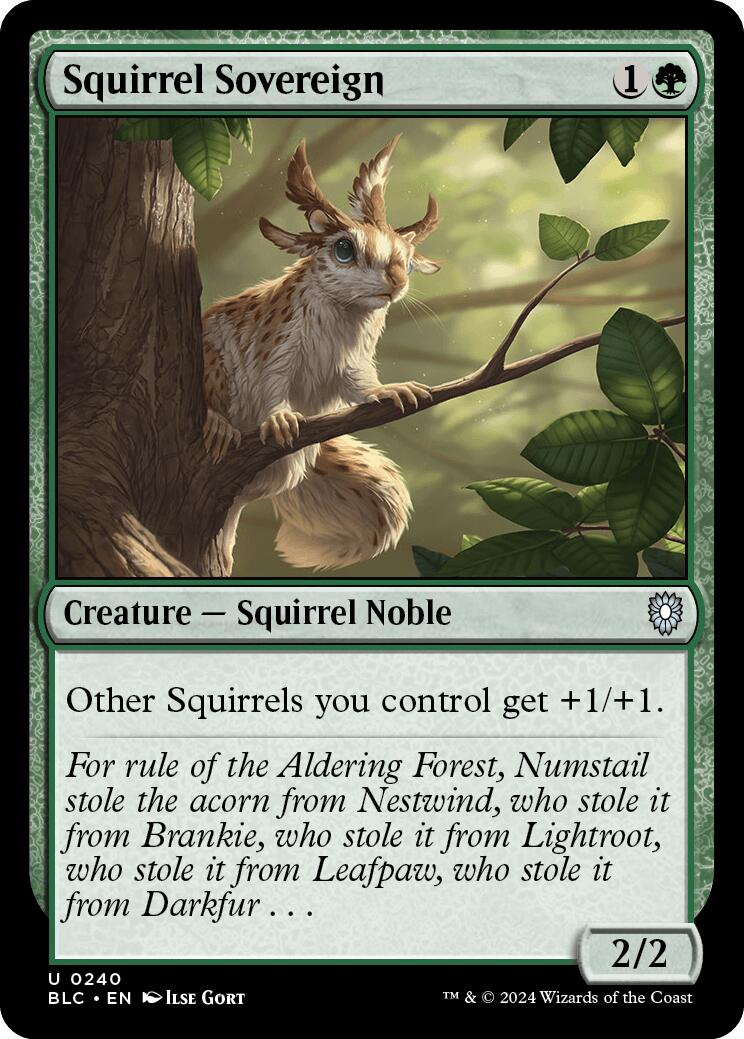 Squirrel Sovereign [Bloomburrow Commander] | GnG Games