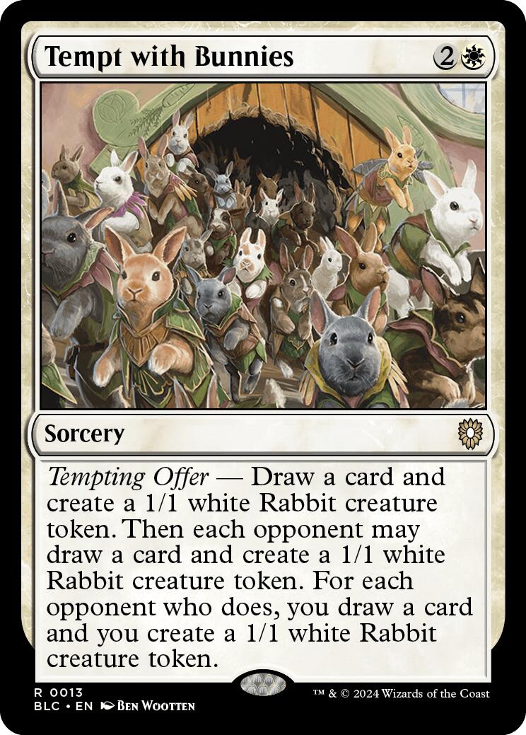 Tempt with Bunnies [Bloomburrow Commander] | GnG Games