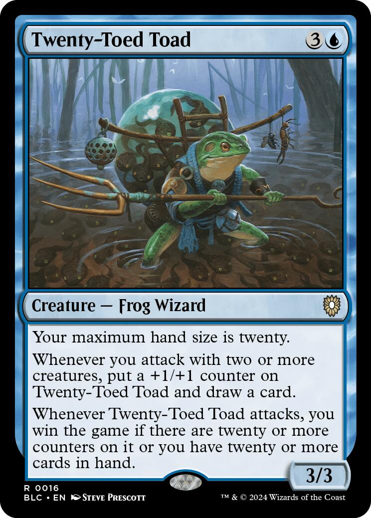 Twenty-Toed Toad [Bloomburrow Commander] | GnG Games