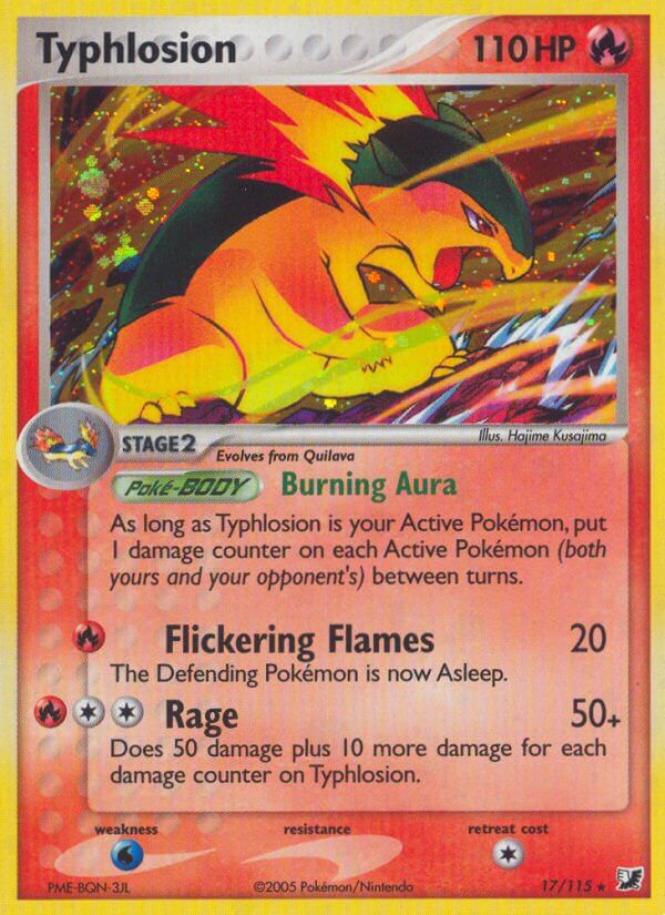 Typhlosion(17/115) (Theme Deck Exclusive) [EX: Unseen Forces] | GnG Games