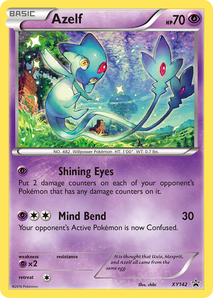 Azelf (XY142) [XY: Black Star Promos] | GnG Games