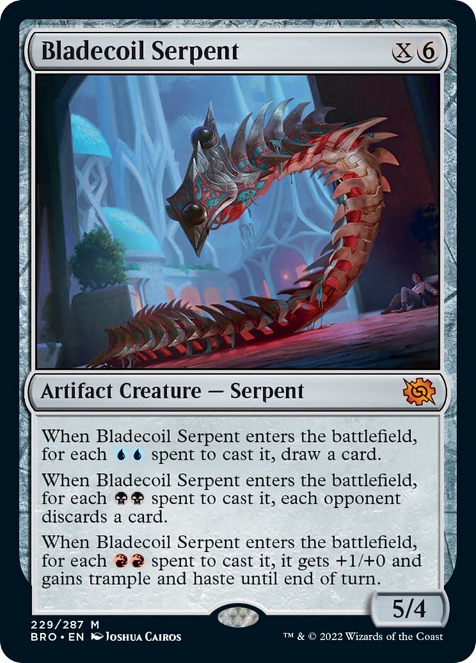 Bladecoil Serpent (Promo Pack) [The Brothers' War Promos] | GnG Games