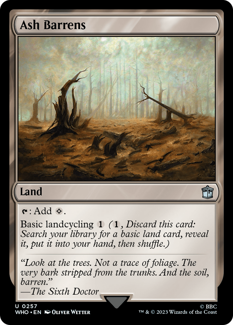 Ash Barrens [Doctor Who] | GnG Games
