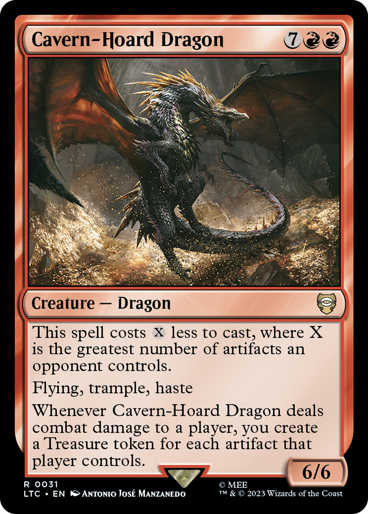 Cavern-Hoard Dragon [The Lord of the Rings: Tales of Middle-Earth Commander] | GnG Games