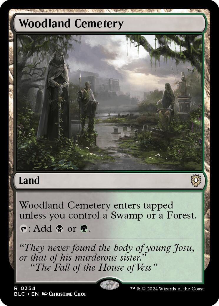 Woodland Cemetery [Bloomburrow Commander] | GnG Games