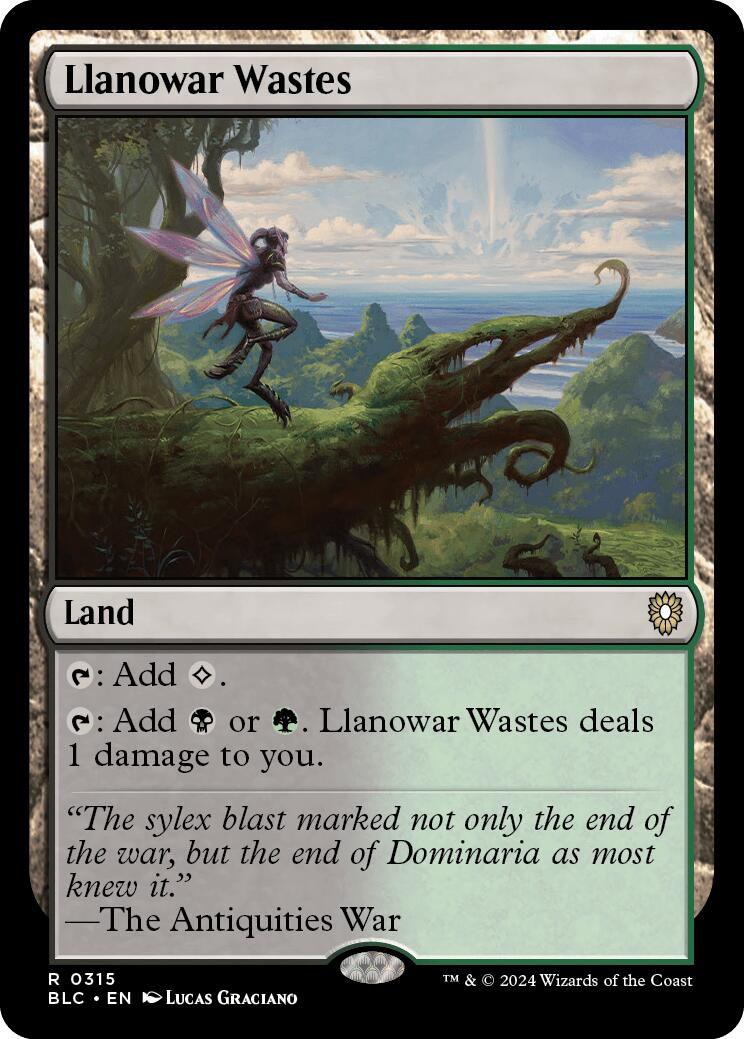 Llanowar Wastes [Bloomburrow Commander] | GnG Games