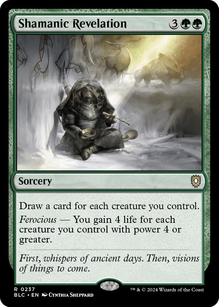 Shamanic Revelation [Bloomburrow Commander] | GnG Games