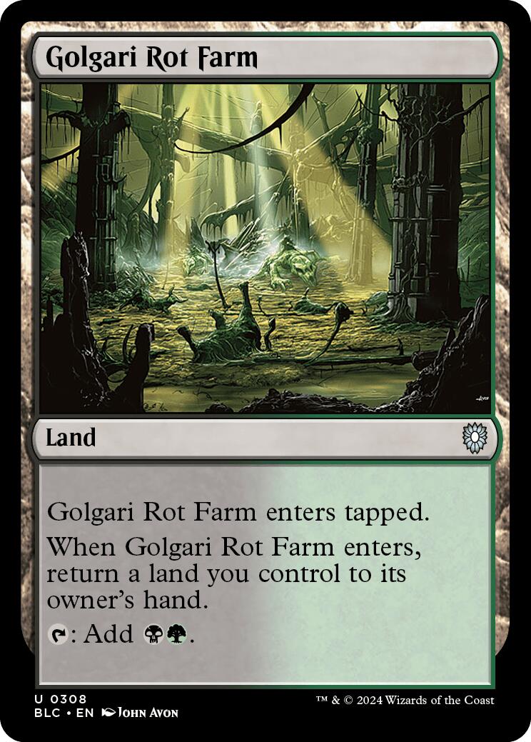 Golgari Rot Farm [Bloomburrow Commander] | GnG Games