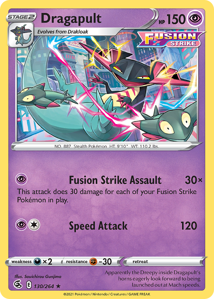 Dragapult (130/264) (Theme Deck Exclusive) [Sword & Shield: Fusion Strike] | GnG Games