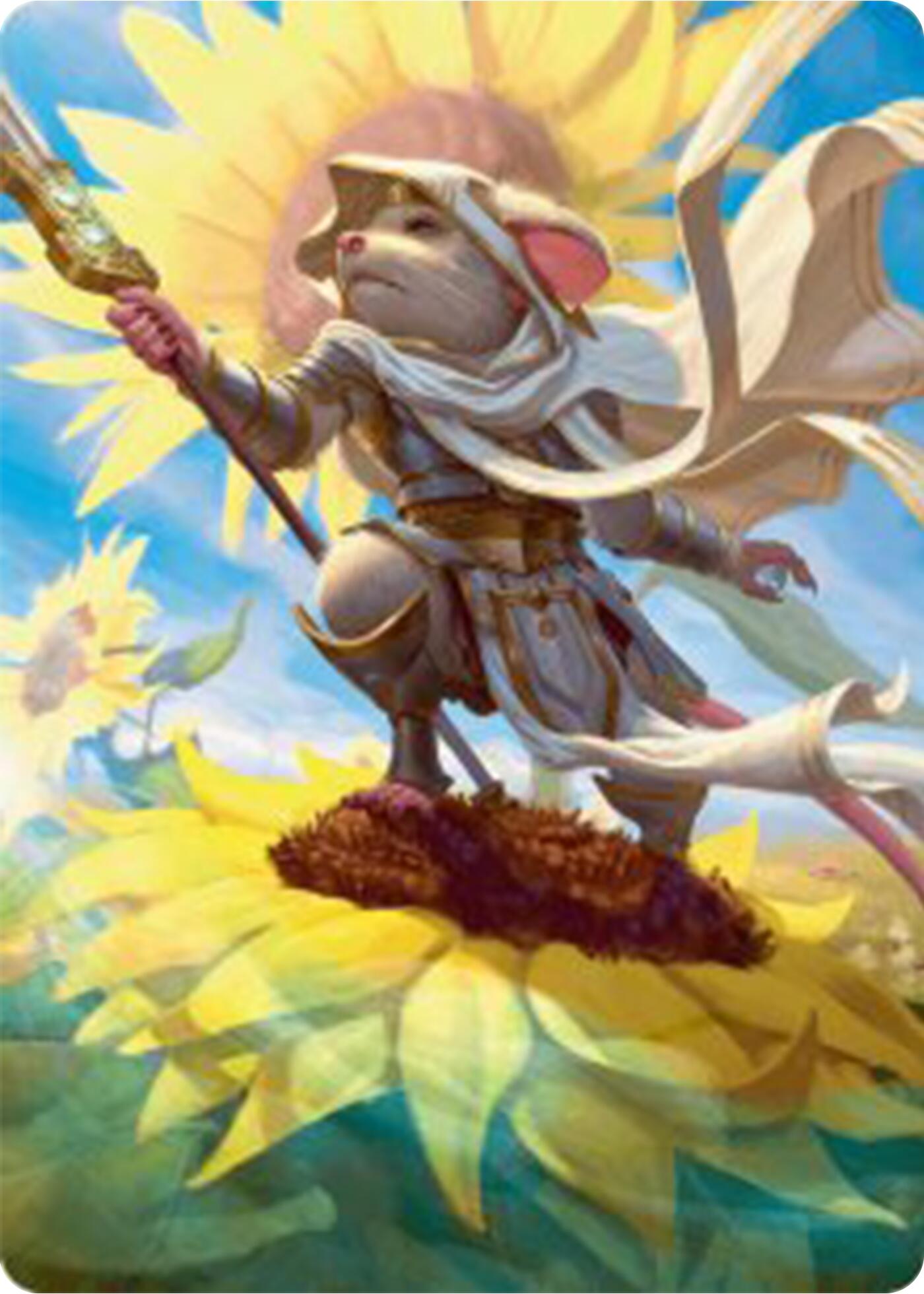 Elspeth, Sun's Champion Art Card [Bloomburrow Art Series] | GnG Games