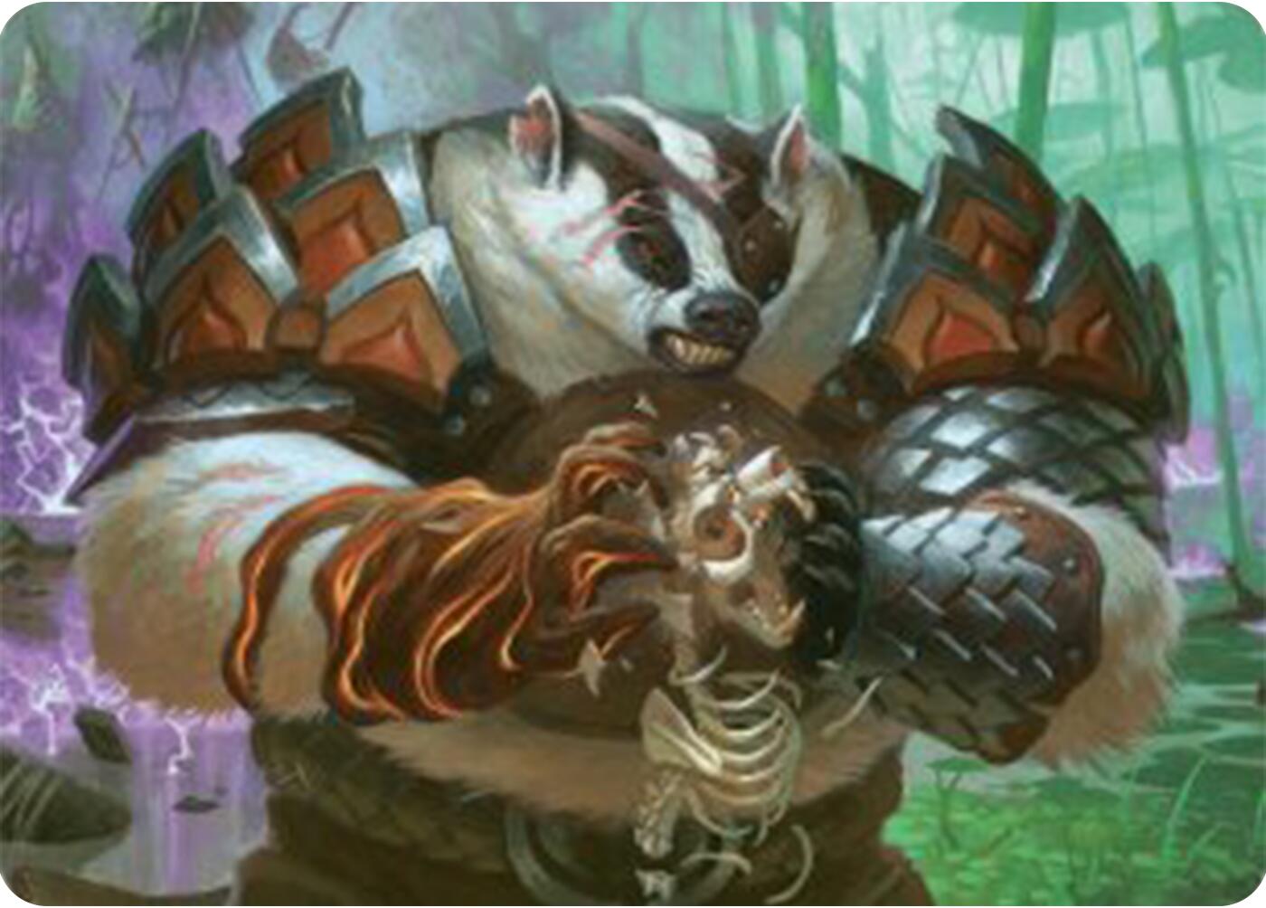 Hugs, Grisly Guardian Art Card [Bloomburrow Art Series] | GnG Games