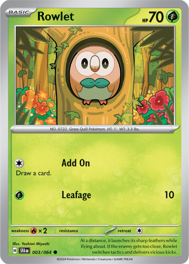 Rowlet (003/064) [Scarlet & Violet: Shrouded Fable] | GnG Games