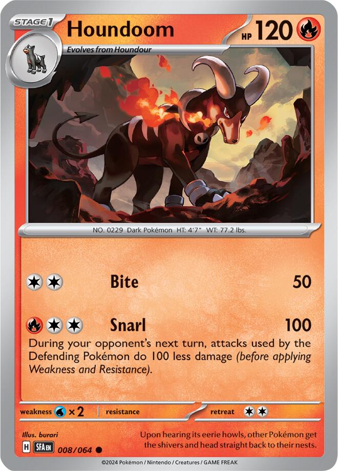 Houndoom (008/064) [Scarlet & Violet: Shrouded Fable] | GnG Games