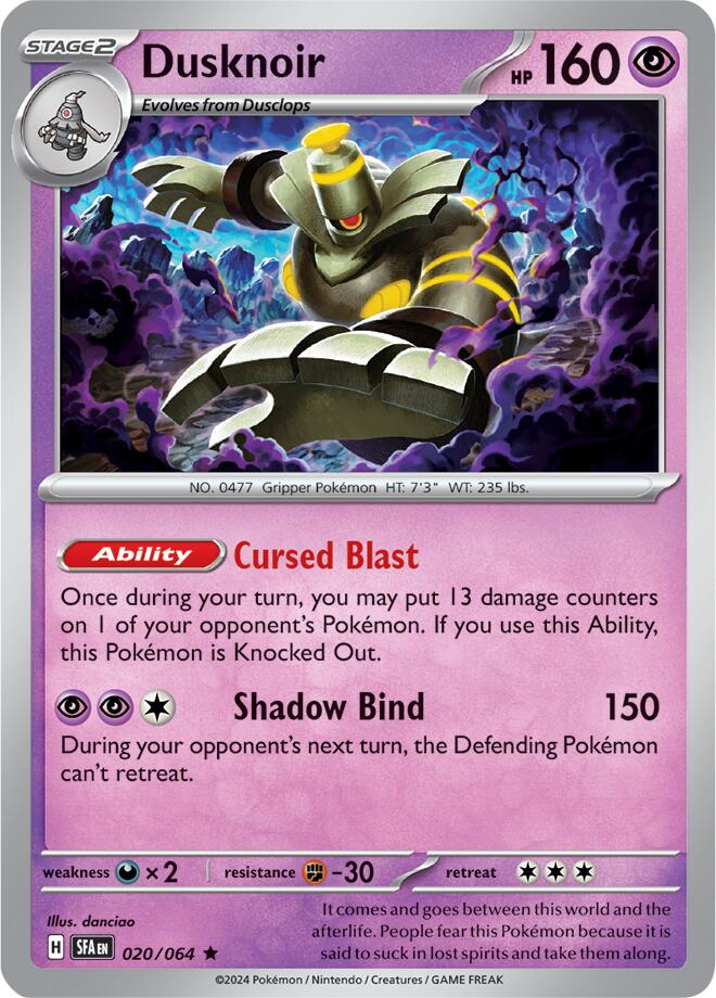 Dusknoir (020/064) [Scarlet & Violet: Shrouded Fable] | GnG Games