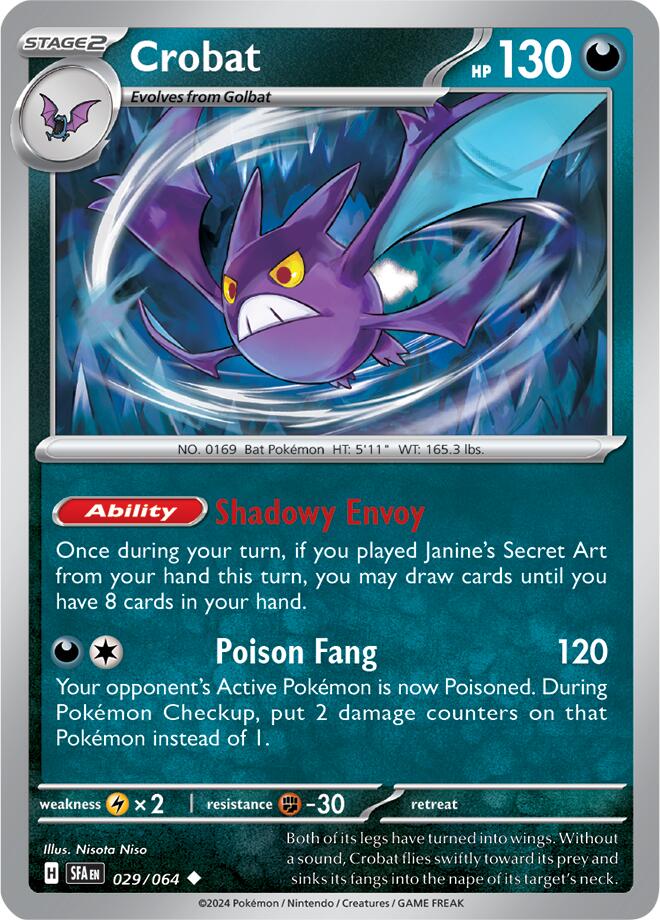 Crobat (029/064) [Scarlet & Violet: Shrouded Fable] | GnG Games