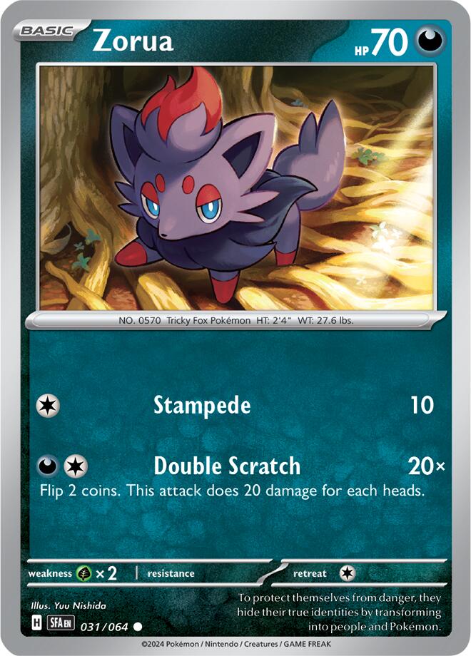 Zorua (031/064) [Scarlet & Violet: Shrouded Fable] | GnG Games