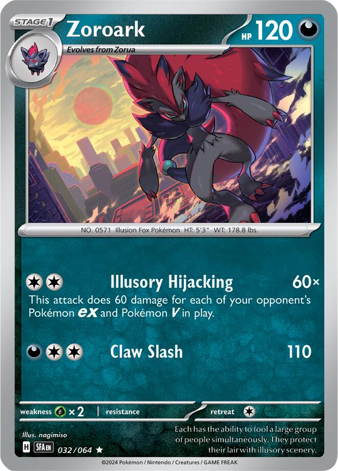 Zoroark (032/064) [Scarlet & Violet: Shrouded Fable] | GnG Games