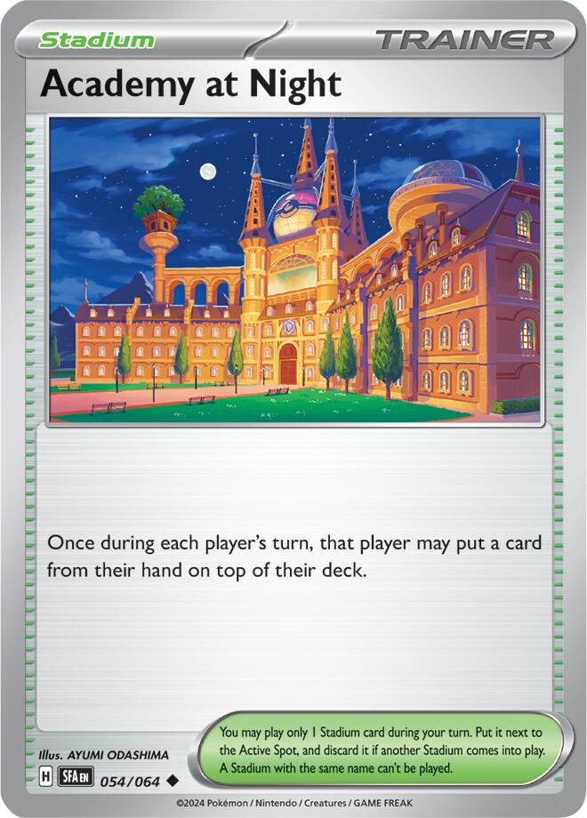 Academy at Night (054/064) [Scarlet & Violet: Shrouded Fable] | GnG Games